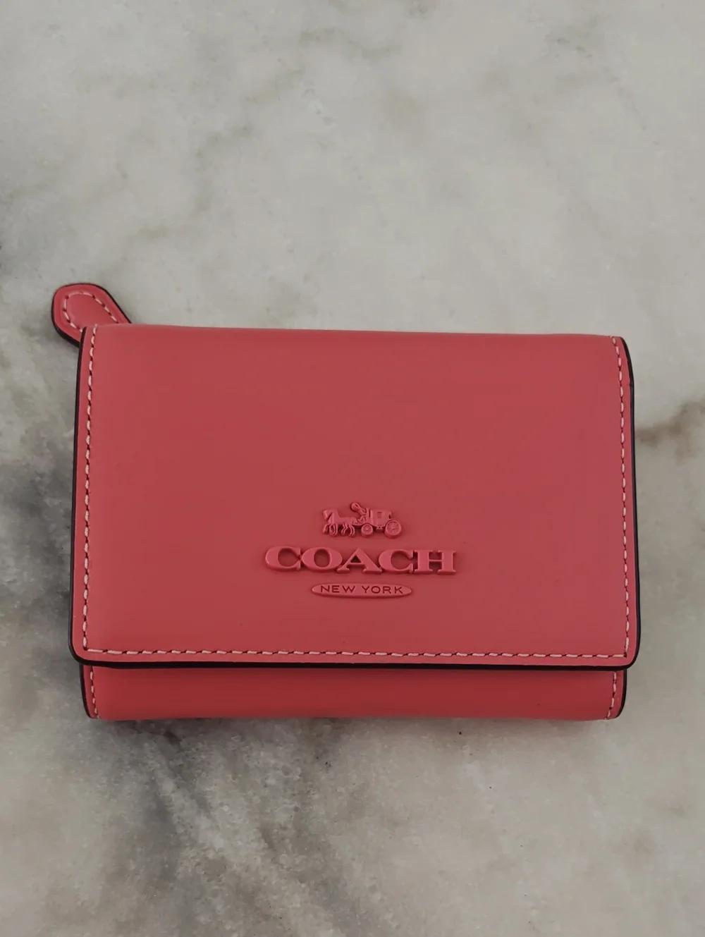 Coach Micro Wallet, Beautiful Red Color For The Summer! - NWOT